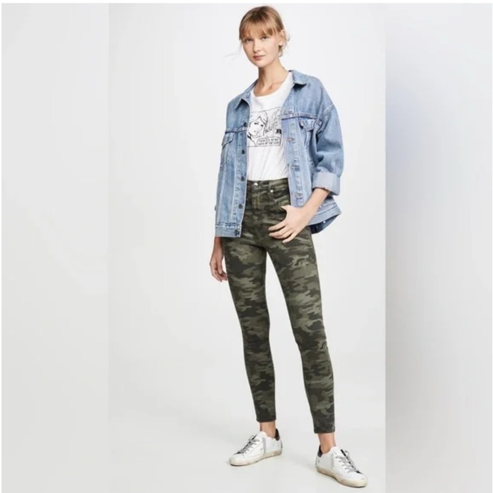 Good American Green Camo Skinny Pants - Picture 2 of 7